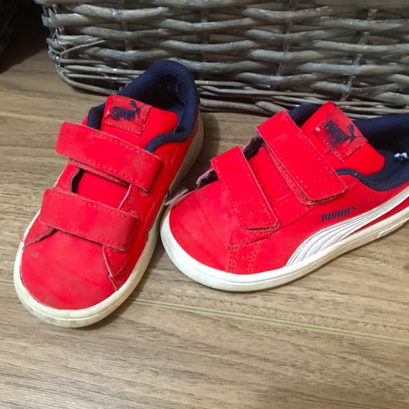 Puma boys Toddler sneakers size 8 - Picture 1 of 5